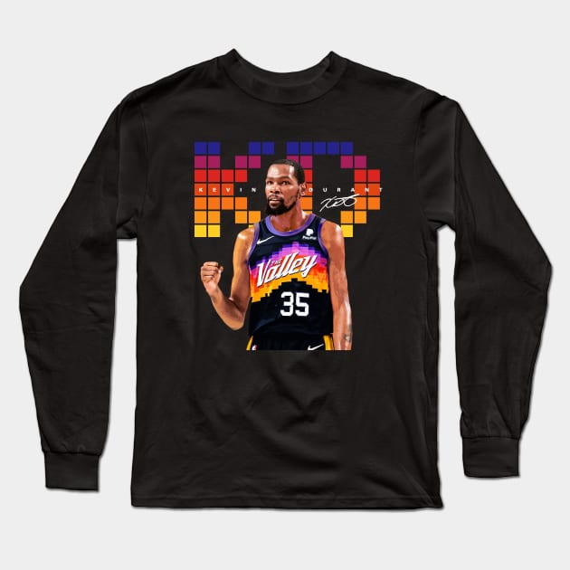 Kevin Durant Long Sleeve T-Shirt by Juantamad